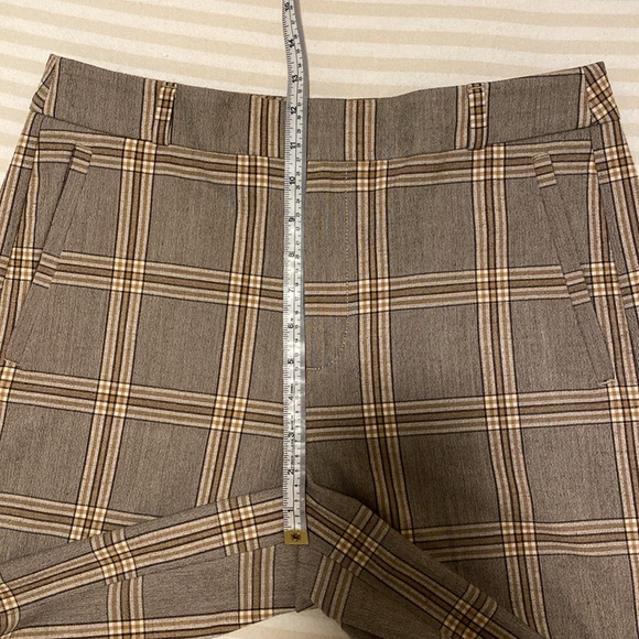 NWT Banana Republic plaid Trousers - Picture 3 of 8